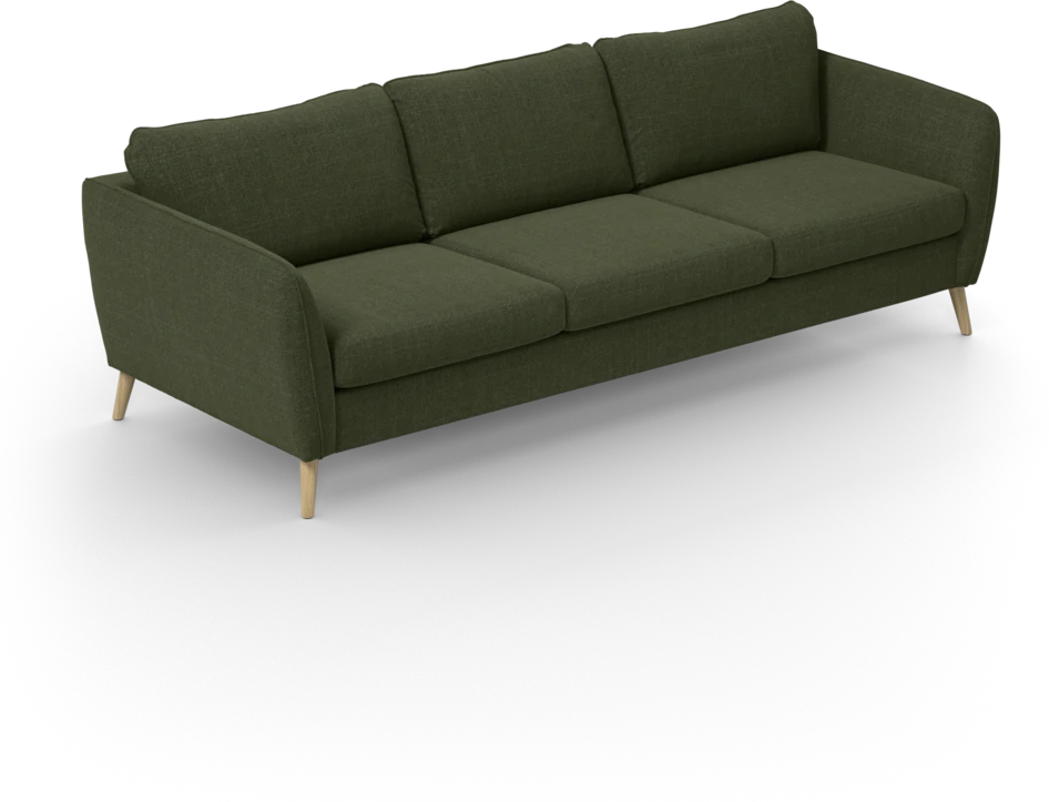 County - 3-sits soffa - Grön