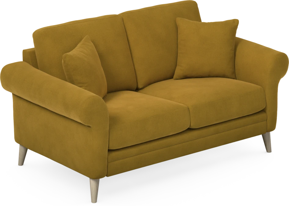 Eden - 2-sits soffa - Gul