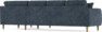 Eden - Hörnsoffa, 3+1-sits - Blå