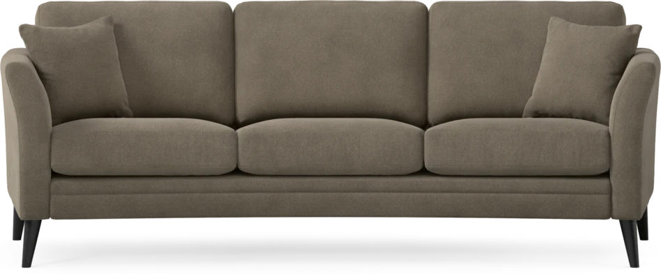 Eden - 3-sits soffa svängd - Beige