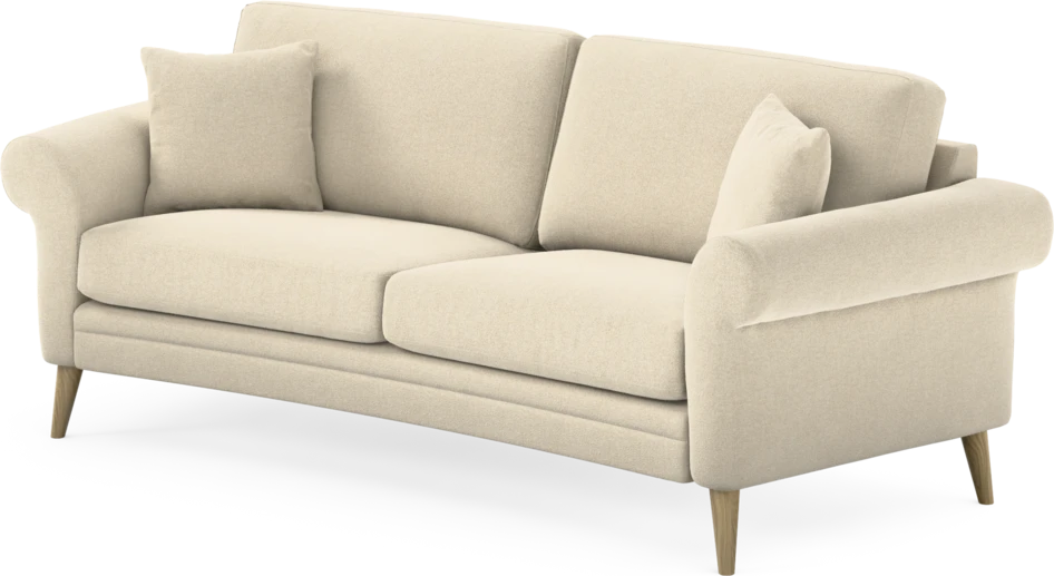 Eden - 2,5-sits soffa svängd - Beige