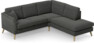 Eden - 2-sits soffa med divan - Grå
