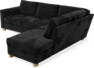 Friday - 2,5-sits soffa med divan höger - Grå