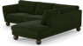 Madison Lux - 2-sits soffa med divan höger - Grön
