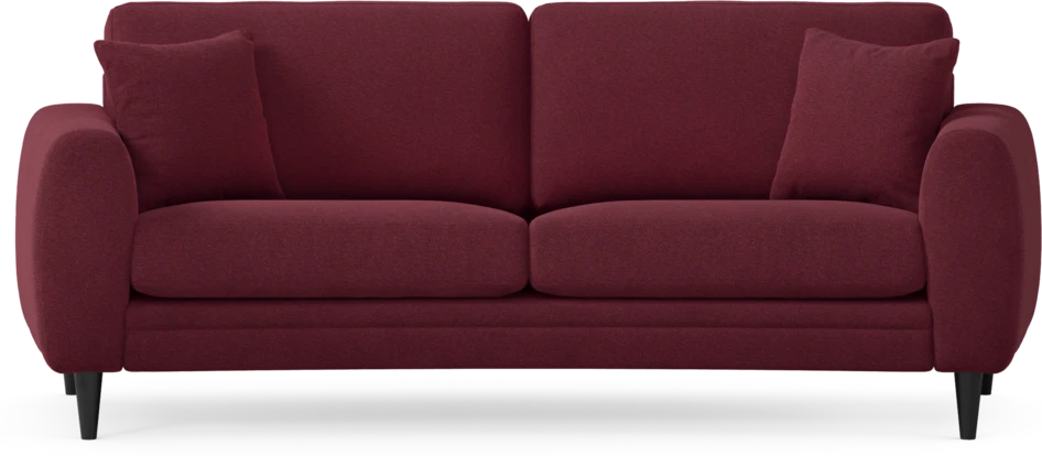 Eden - 2,5-sits soffa svängd - Röd