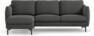 Madison Lux - 2-sits soffa med schäslong vänster - Grå