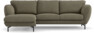 Madison Lux - 2-sits soffa med schäslong vänster - Brun
