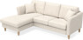 Eden - 2-sits soffa med schäslong - Beige