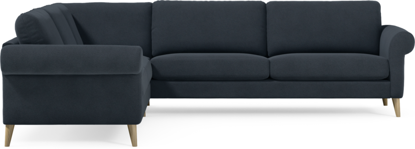 Bridge - Hörnsoffa, 2+3-sits - Blå