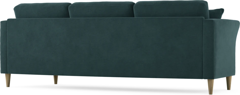 Eden - 3-sits soffa svängd - Blå