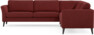 Bridge - Hörnsoffa, 3+3-sits - Röd