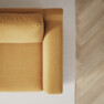 Friday - 2,5-sits soffa med divan höger - Gul
