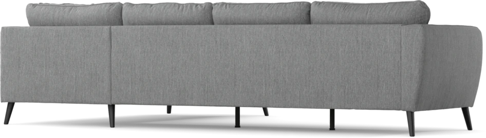 County - 3-sits soffa med divan höger - Grå