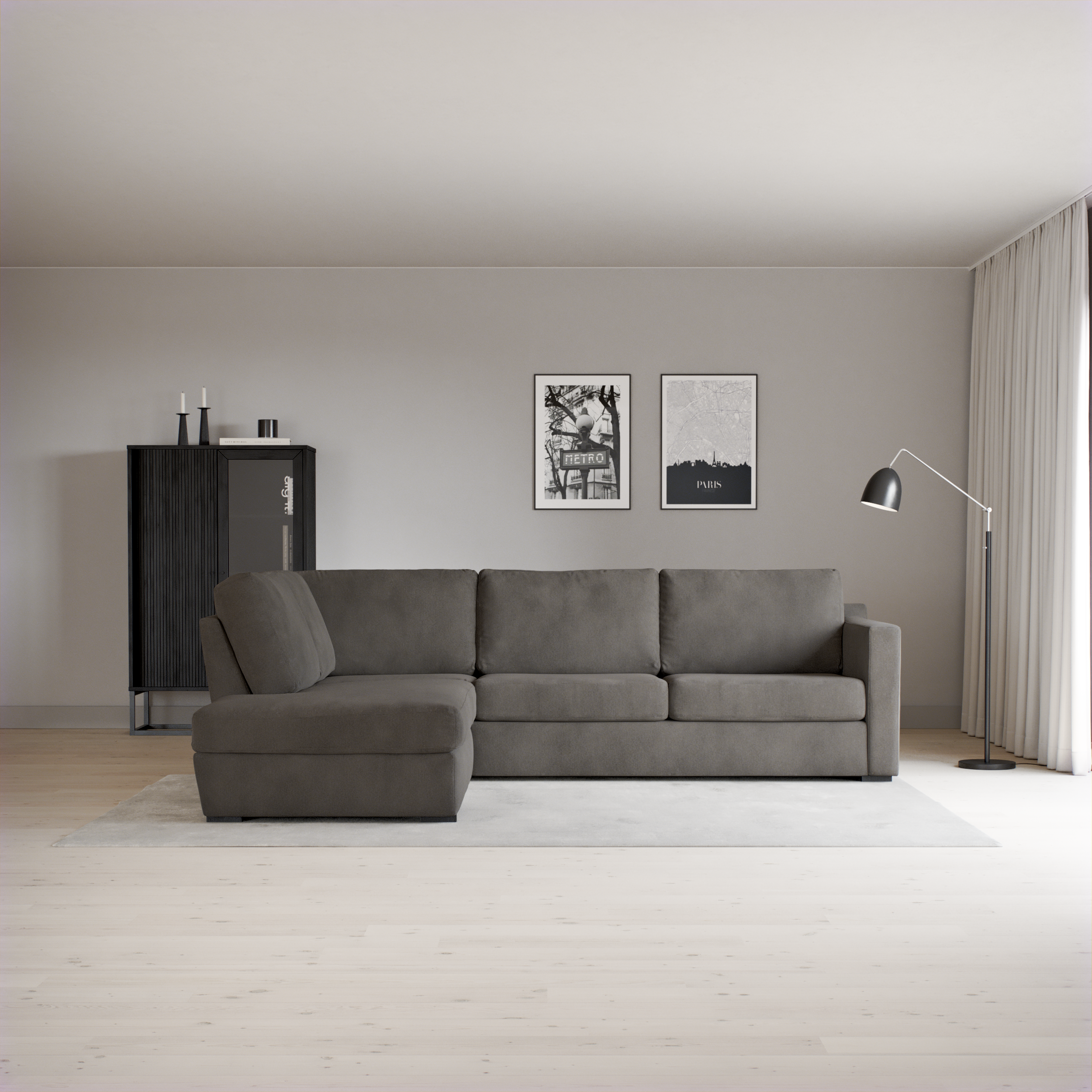 Friday - 2,5-sits soffa med divan vänster - inspiration