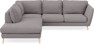 Madison - 2-sits soffa med divan vänster - Grå
