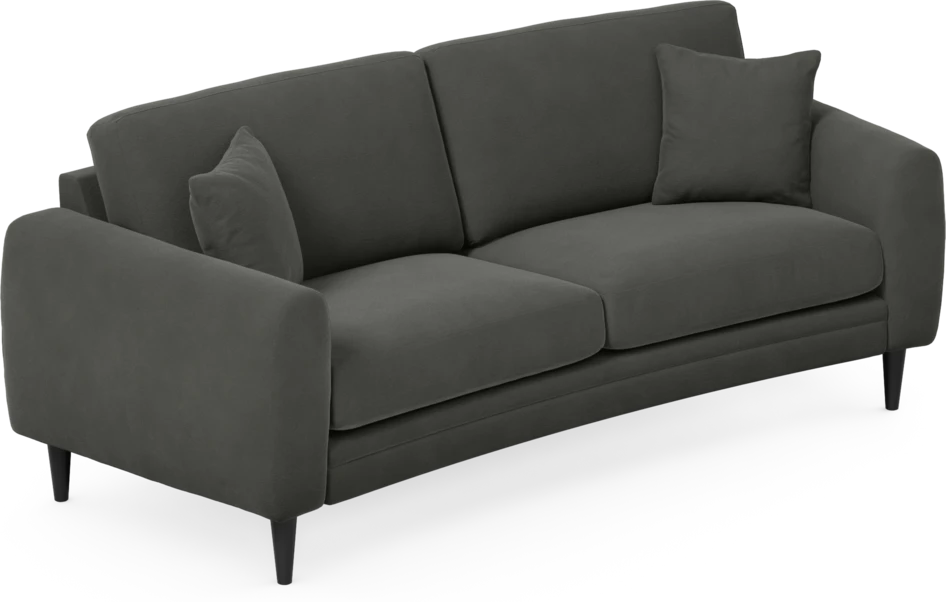 Eden - 2,5-sits soffa svängd - Grå