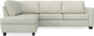 Friday - 2,5-sits soffa med divan vänster - Beige