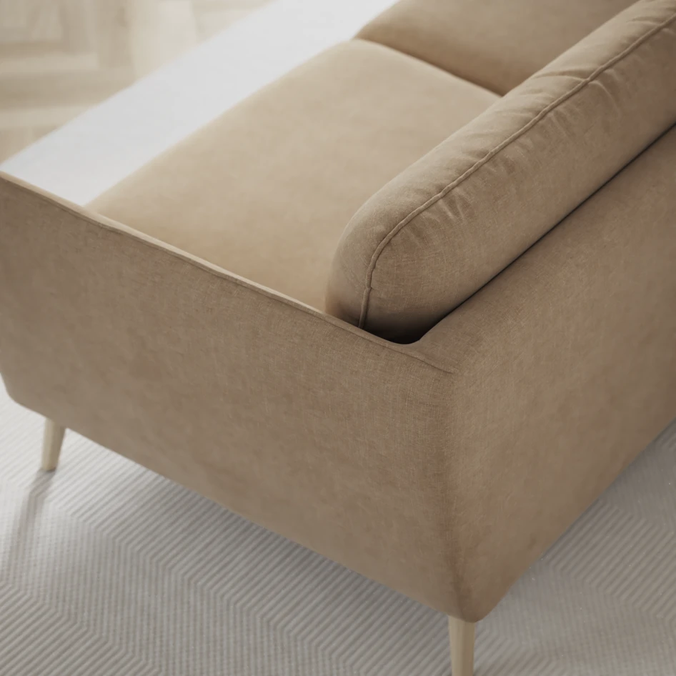 Madison Lux - Hörnsoffa med schäslong höger - Beige