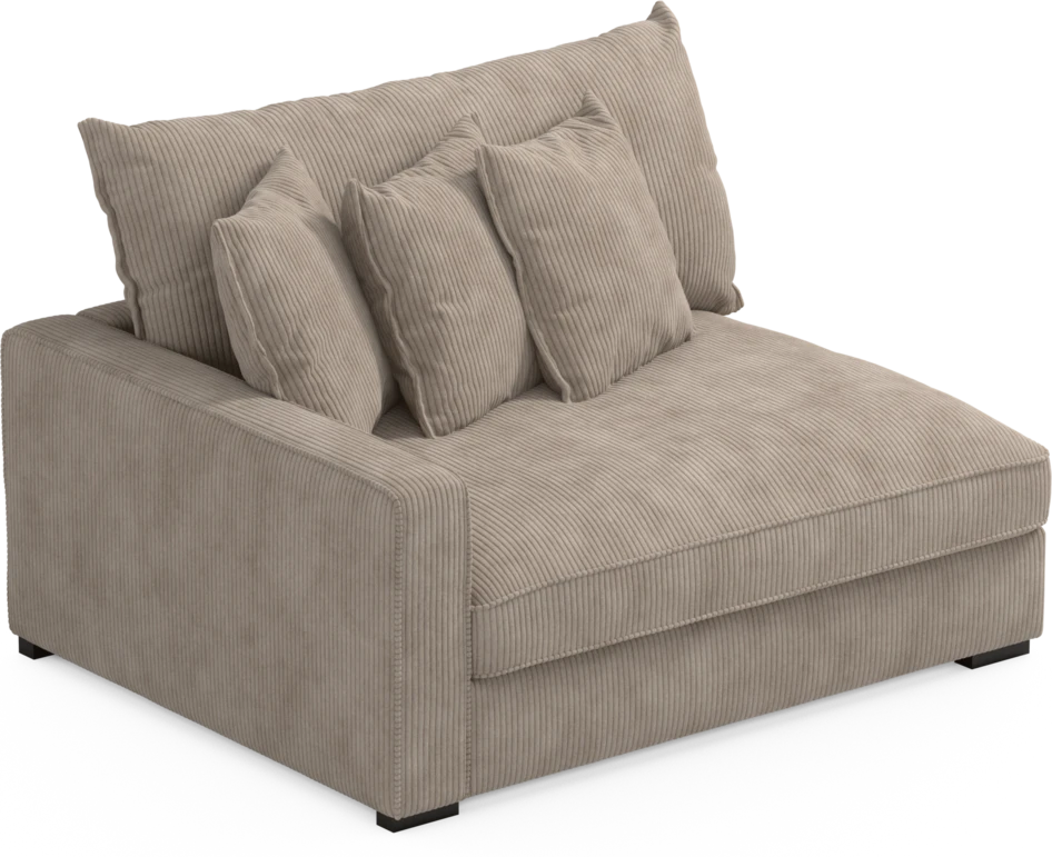 Rossi - 2-sits med armstöd vänster - Beige