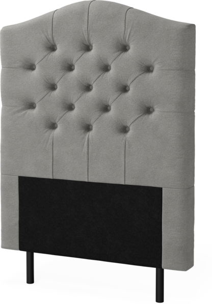 New York välvd - Sänggavel, 90-210 cm - Grå