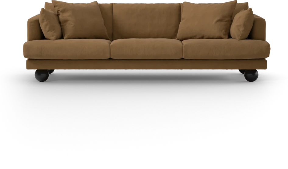 Harper - 4-sits soffa - Gul