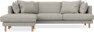 Harper - 4-sits med schäslong vänster - Beige