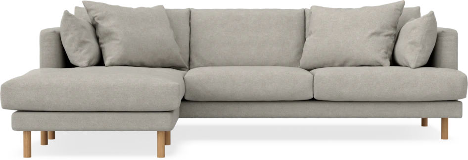 Harper - 4-sits med schäslong vänster - Beige