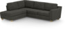 Friday - 2,5-sits soffa med divan vänster - Grå