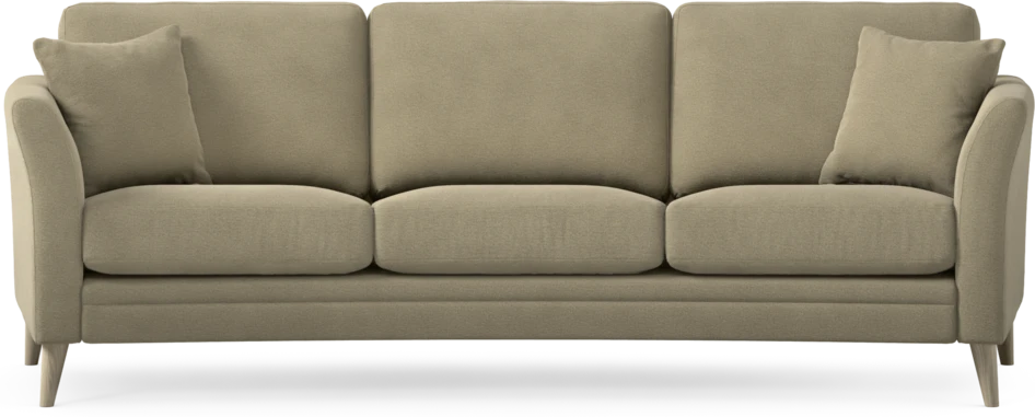 Eden - 3-sits soffa svängd - Beige