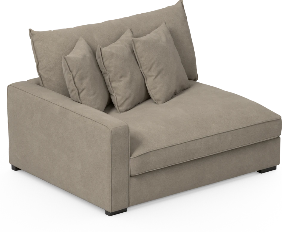 Rossi - 2-sits med armstöd vänster - Beige