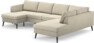 County - 3-sits soffa med schäslong vänster och divan höger - Beige