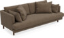Harper - 3-sits soffa, hel dyna - Brun