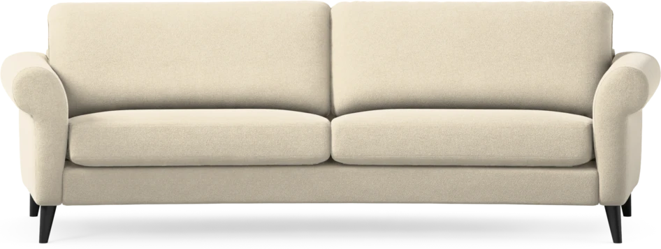 Bridge - 3-sits soffa svängd - Beige