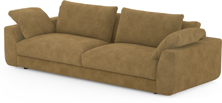 Amie - 4-sits soffa - Gul