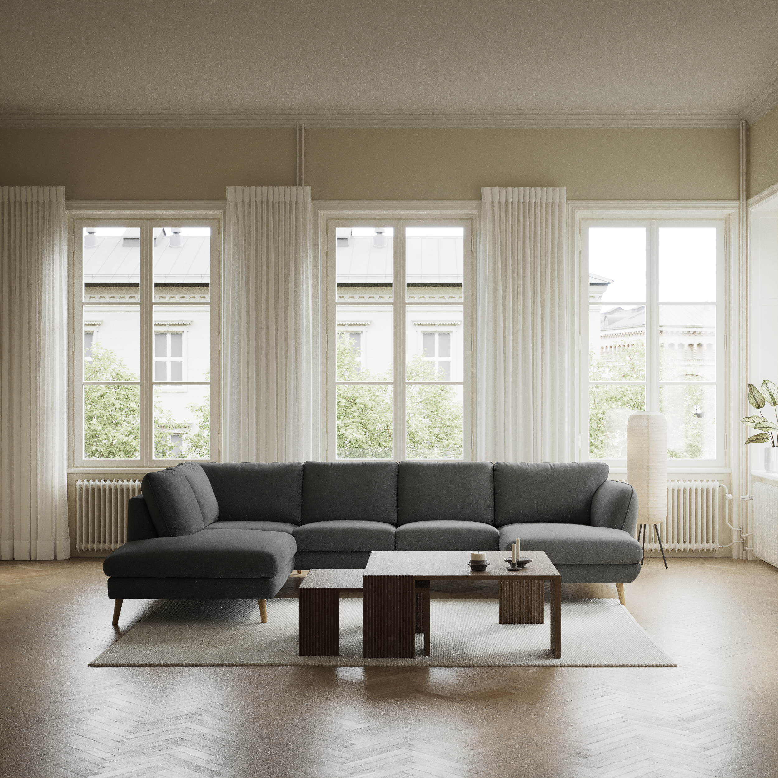 Madison Lux - 2-sits soffa med divan vänster och schäslong höger - inspiration