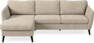County - 3-sits soffa med flyttbar schäslong - Beige