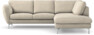 Madison - 2-sits soffa med divan höger - Beige
