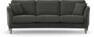 Eden - 3-sits soffa svängd - Grå
