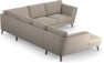Madison Lux - Hörnsoffa med schäslong vänster - Beige