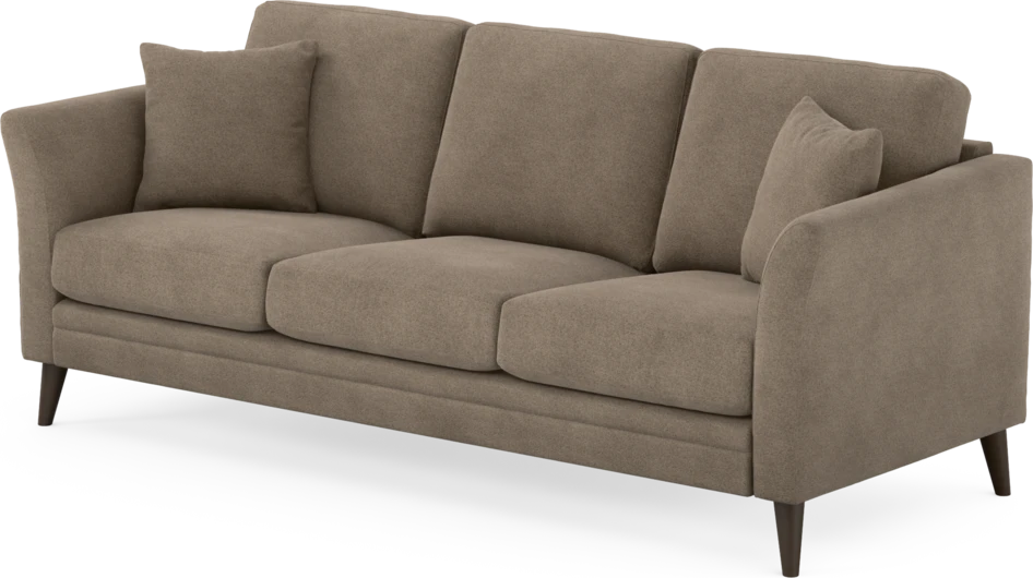 Eden - 3-sits soffa - Brun