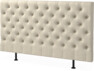 Cape pikerad - Sänggavel låg, , 90-210 cm - Beige