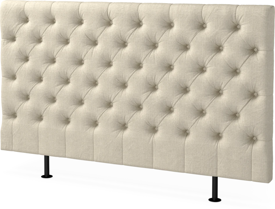 Cape pikerad - Sänggavel låg, , 90-210 cm - Beige