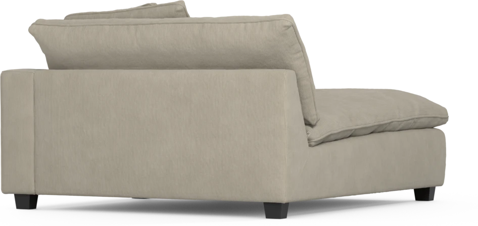 Bellora - Schäslong XL med armstöd höger - Beige