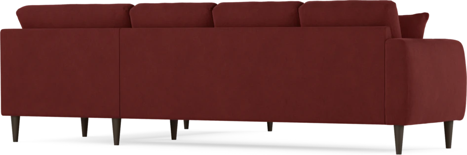 Eden - Hörnsoffa, 3+2-sits - Röd