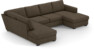 Friday - 3-sits soffa med divan vänster och schäslong höger - Brun