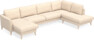 Bridge - 3-sits soffa med schäslong vänster och divan höger - Beige