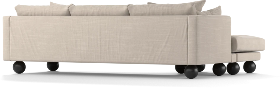 Harper - 4-sits med schäslong vänster - Beige