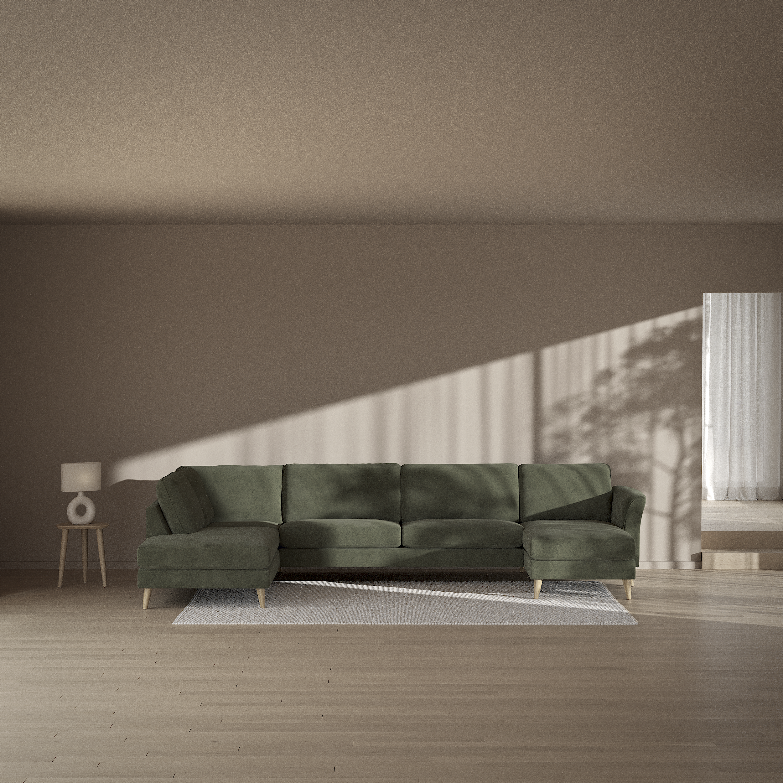 Bridge - 3-sits soffa med divan vänster och schäslong höger - inspiration