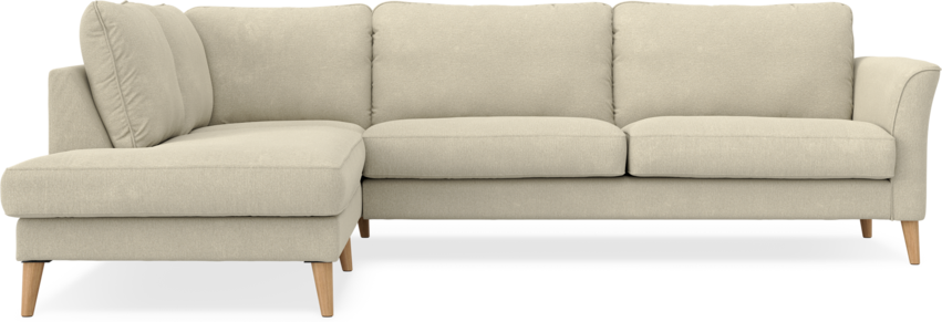 Bridge - 3-sits soffa med divan vänster - Beige