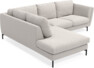Madison - 2-sits soffa med divan vänster - Grå